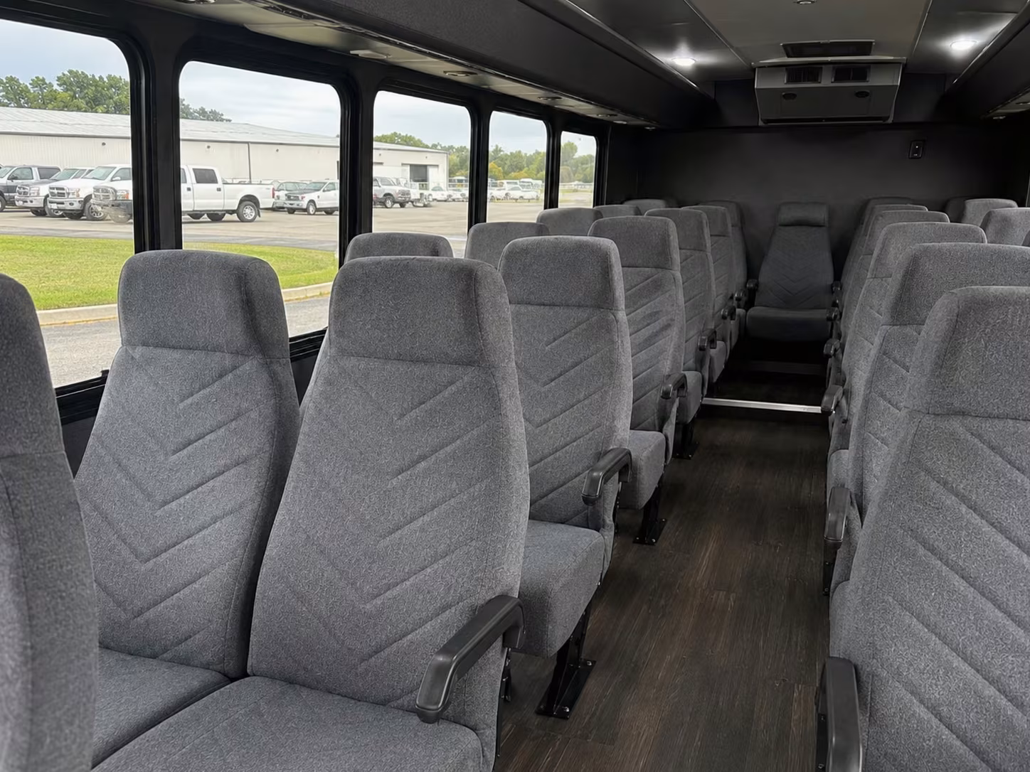 18 passenger minibus interior