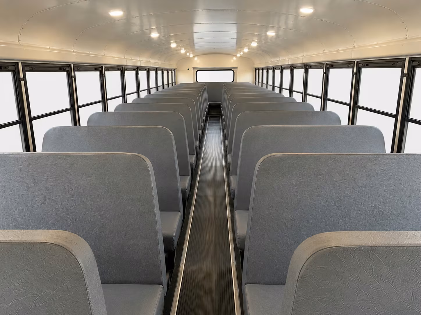 school bus inside