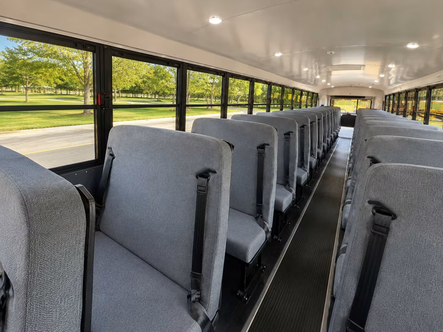 school bus interior