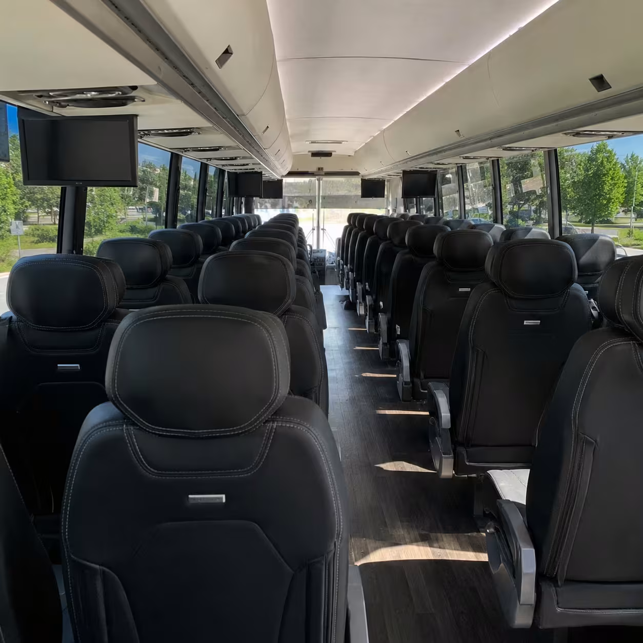 sports team charter bus rentals to and from cleveland hopkins