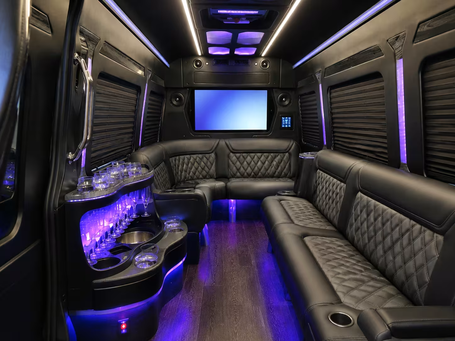 sprinter limo and limo bus rentals for small cleveland prom groups