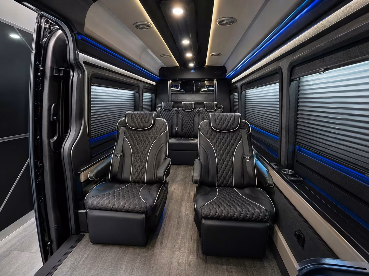 sprinter van with driver inside