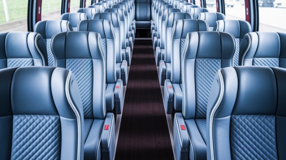 56 passenger charter bus interior columbus