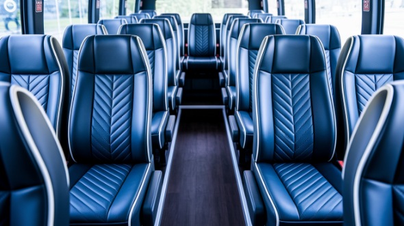 cleveland 20 passenger minibus inside