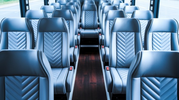 cleveland 25 passenger minibus interior