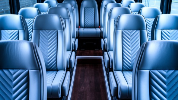 cleveland 30 passenger minibus interior