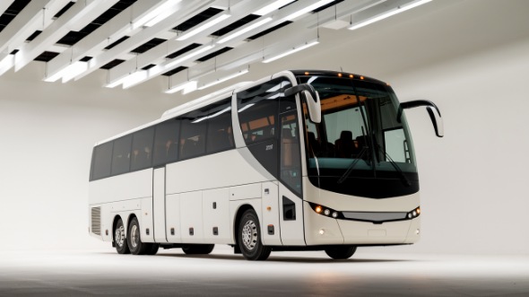 cleveland 55 passenger charter bus
