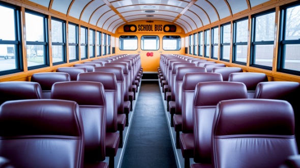 cleveland school bus rental inside